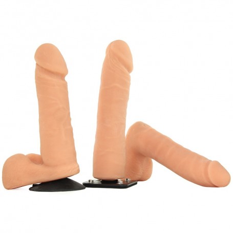 kit fallo indossabile dildo strap on vaculock Dual Density Set